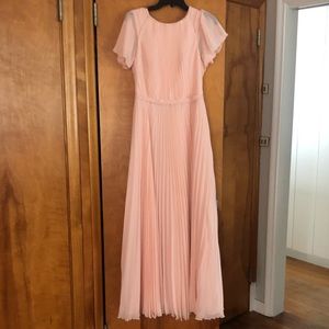 Azazie Pearl / Blush Pink Chiffon Dress